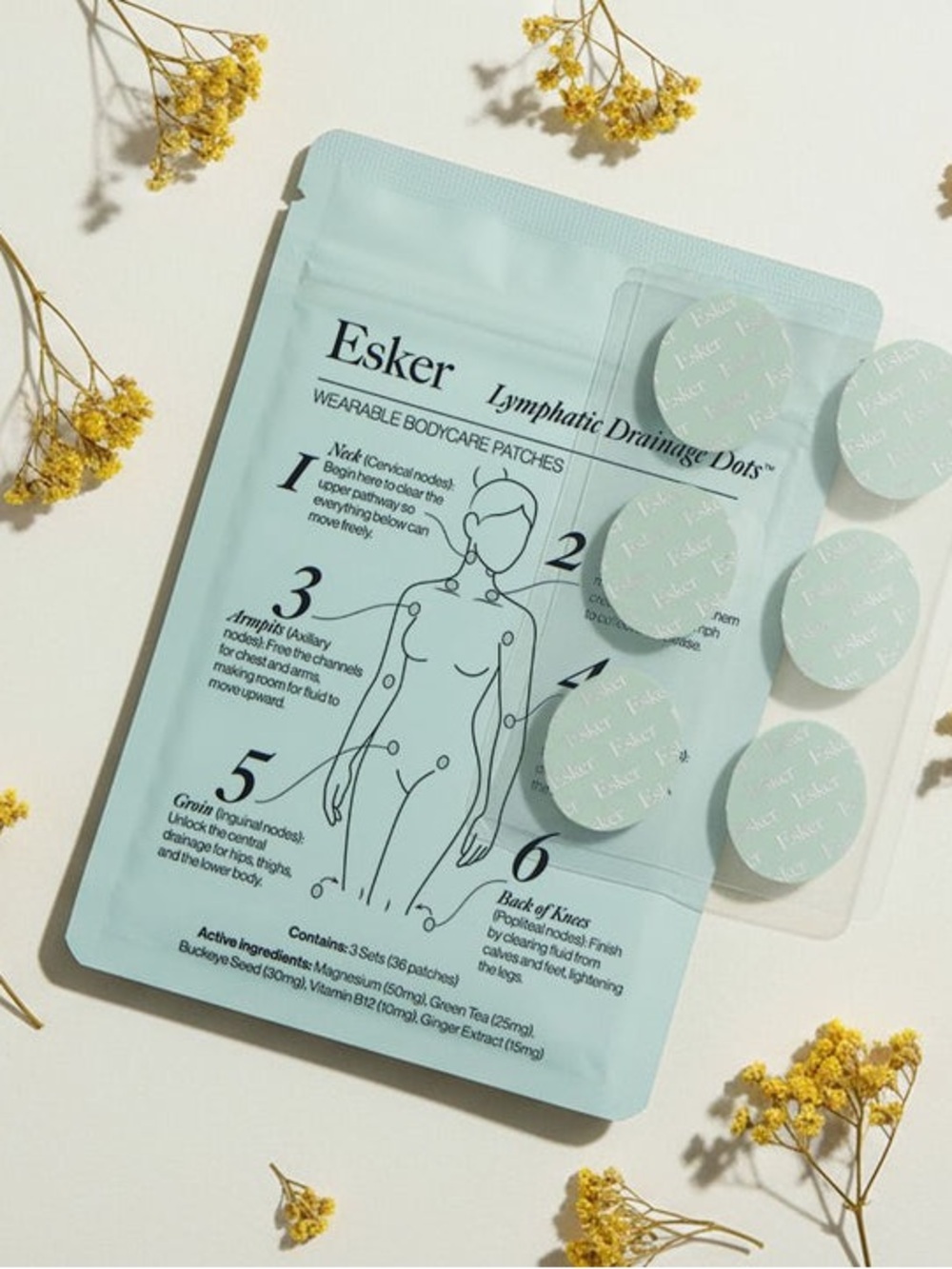 Esker Lymphatic Drainage Dots NWT